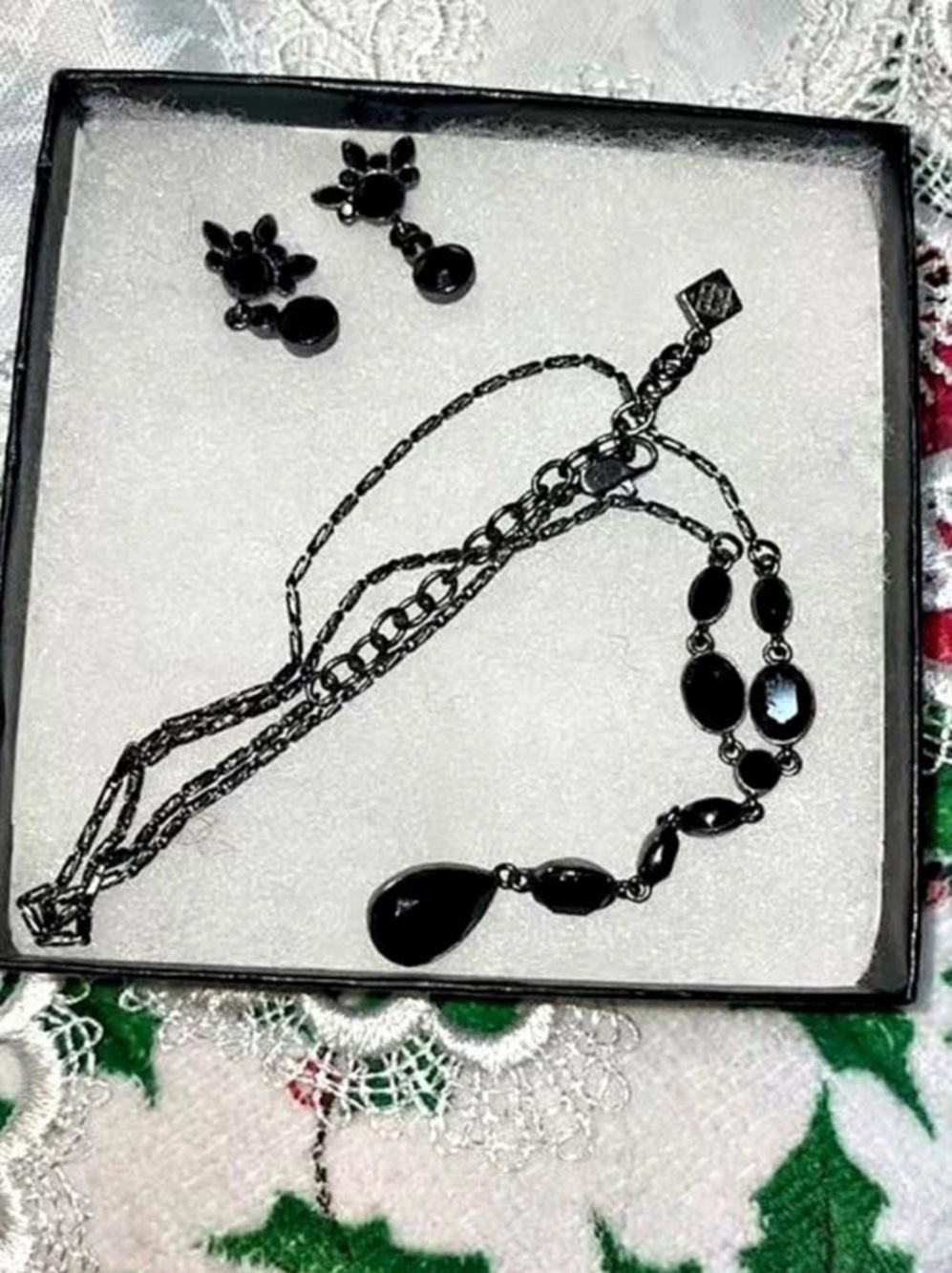 Kendra Scott Black & Silver Jewelry Set